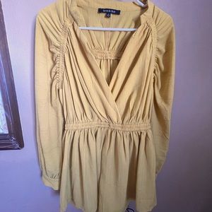 Mustard romper size small